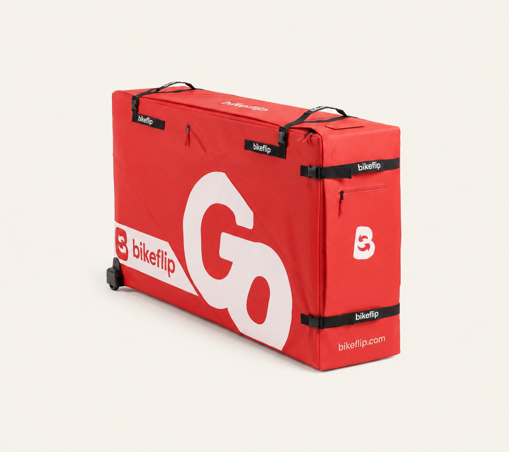 Bikeflip Go waterproof transport bag with rear wheels