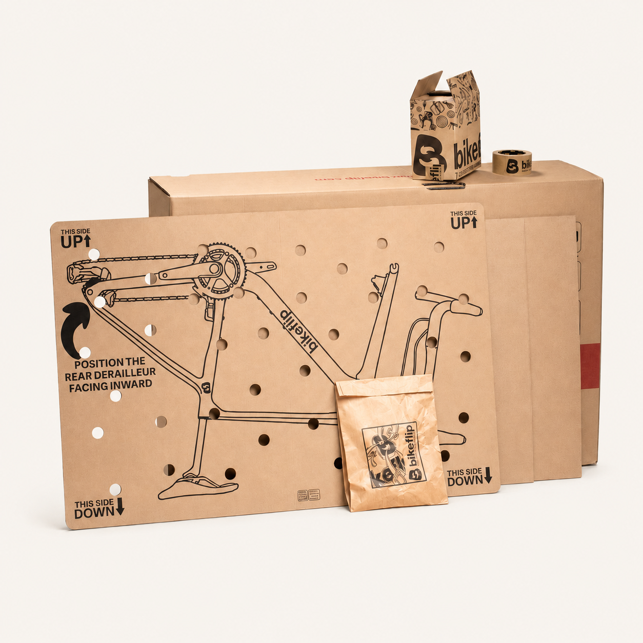 Bikeflip Box PRO kit flat-lay